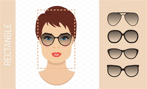 rectangle face shape glasses